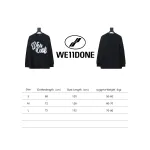 We11 Done 24FW WE Dynamic Letter Print Long-Sleeved T-shirt