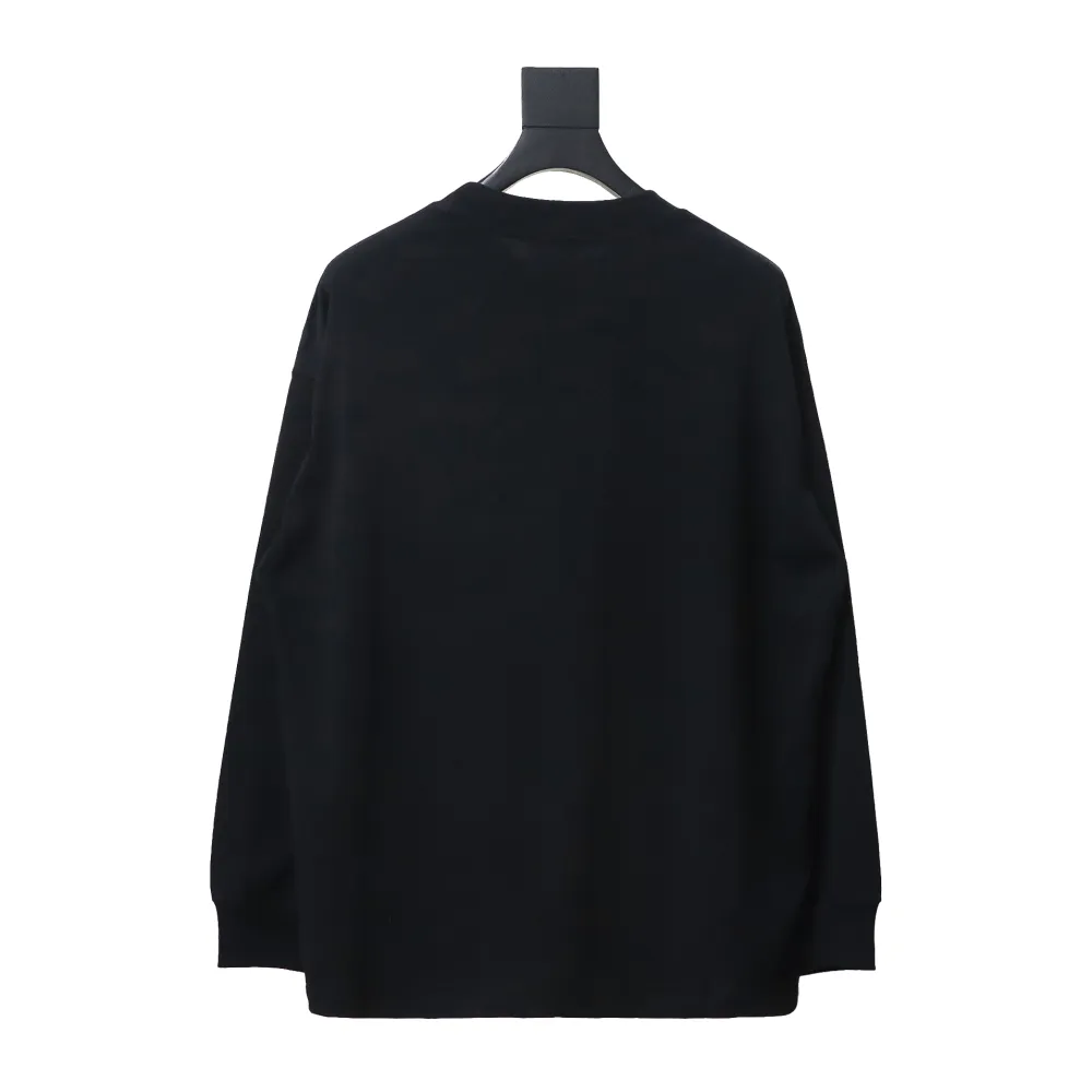 We11 Done 24FW WE Dynamic Letter Print Long-Sleeved T-shirt