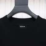 We11 Done 24FW WE Wool Bear Print Long-Sleeved T-shirt