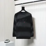 We11 Done 24SS Cute Love Skull Gradient Print Couple Long-Sleeved T-shirt Black