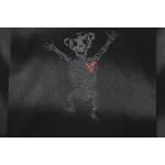 We11 Done 24SS Cute Love Skull Gradient Print Couple Long-Sleeved T-shirt Black