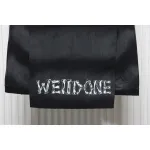 We11 Done 24SS Cute Love Skull Gradient Print Couple Long-Sleeved T-shirt Black