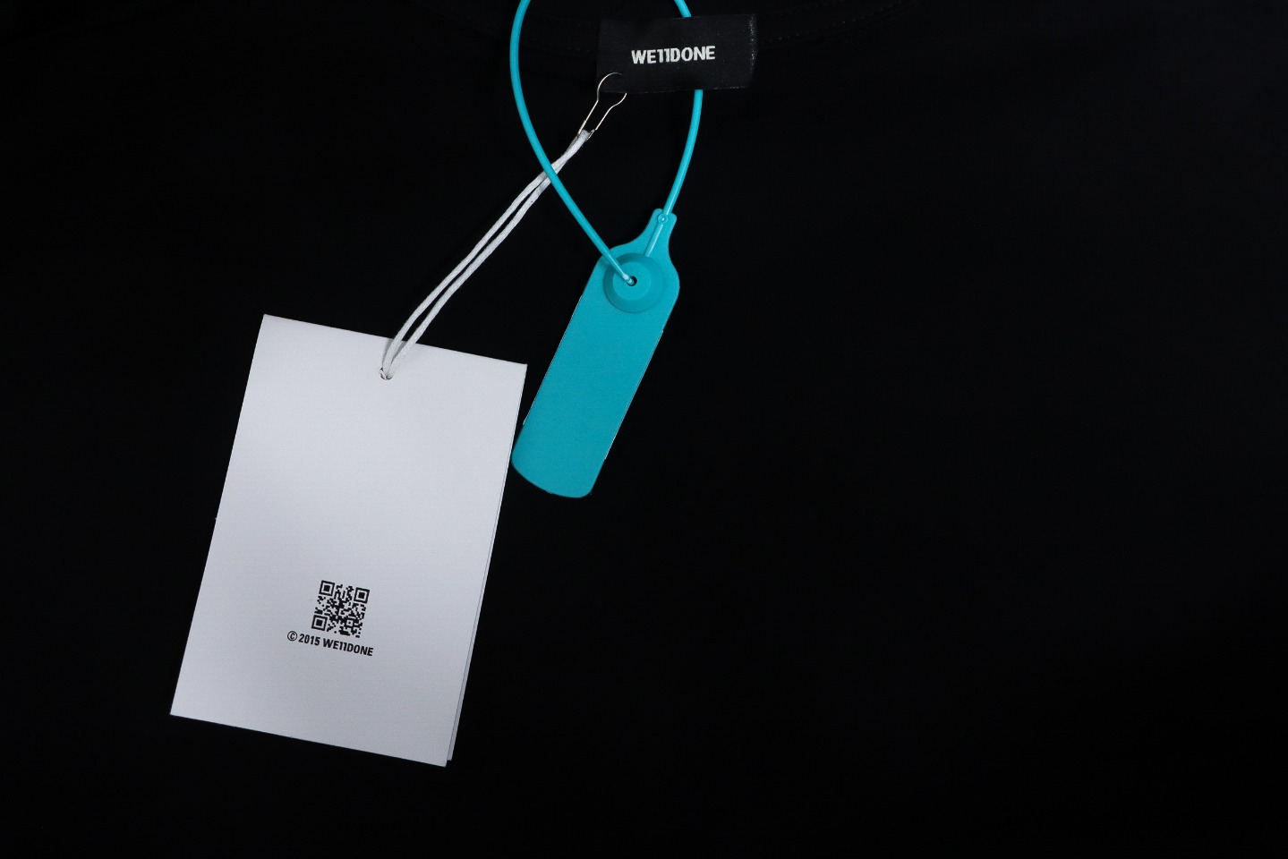 We11 Done Classic Bullet Screen Letter Print Couple Long-Sleeved T-shirt Black