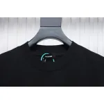 We11 Done Classic Bullet Screen Letter Print Couple Long-Sleeved T-shirt Black