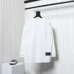 We11 Done Classic Bullet Screen Letter Print Couple Long-Sleeved T-shirt White