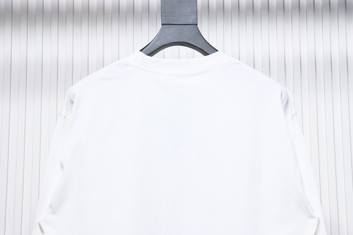 We11 Done Classic Bullet Screen Letter Print Couple Long-Sleeved T-shirt White