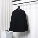 We11 Done Classic Love Barrage Letters 3D Printed Couple Long Sleeve T-shirt Black