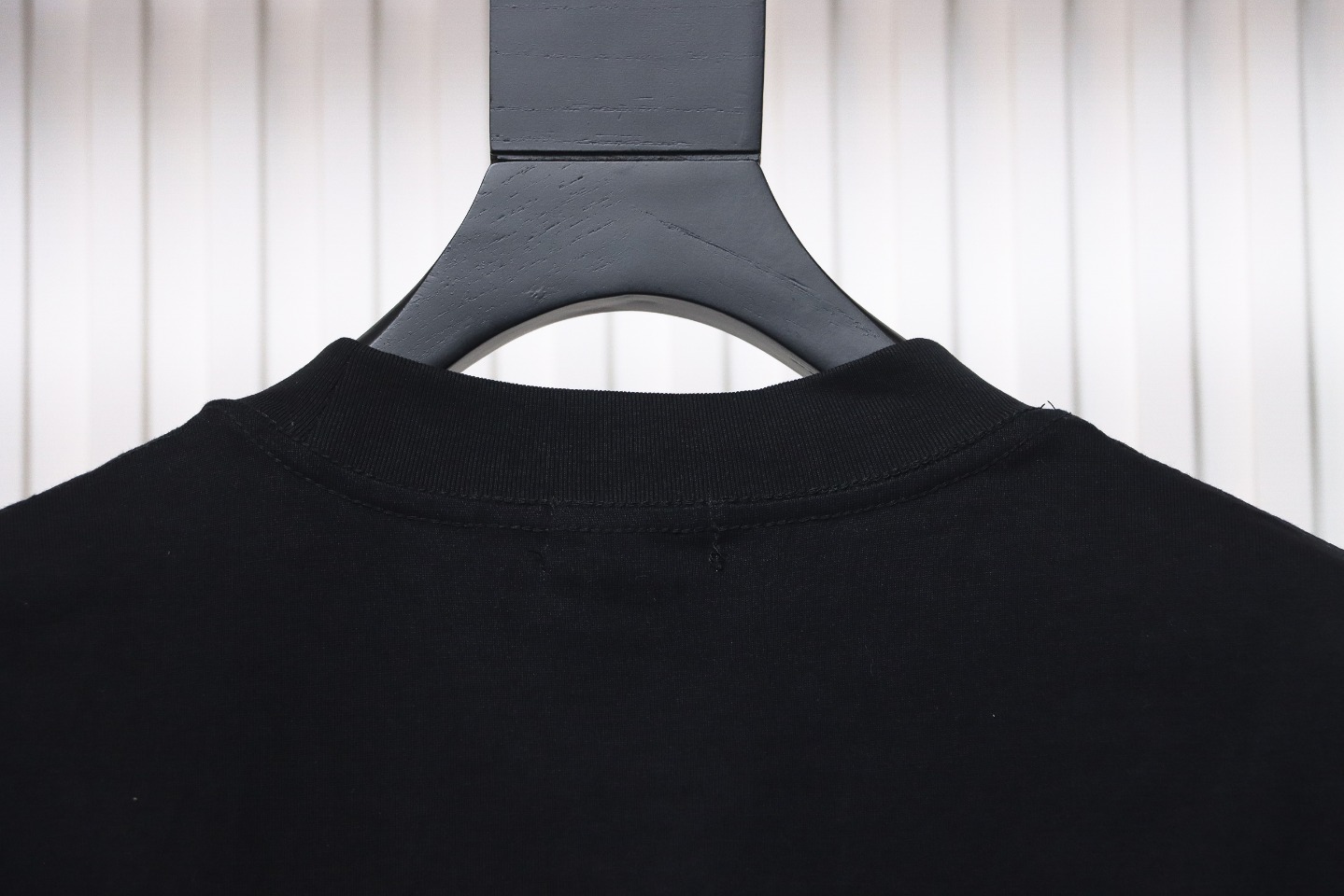 We11 Done Classic Love Barrage Letters 3D Printed Couple Long Sleeve T-shirt Black