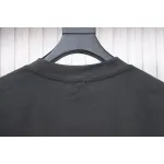 We11 Done Classic Love Barrage Letters 3D Printed Couple Long Sleeve T-shirt Grey