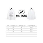 We11 Done Classic Love Barrage Letters 3D Printed Couple Long Sleeve T-shirt White