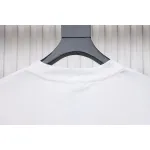 We11 Done Classic Love Barrage Letters 3D Printed Couple Long Sleeve T-shirt White