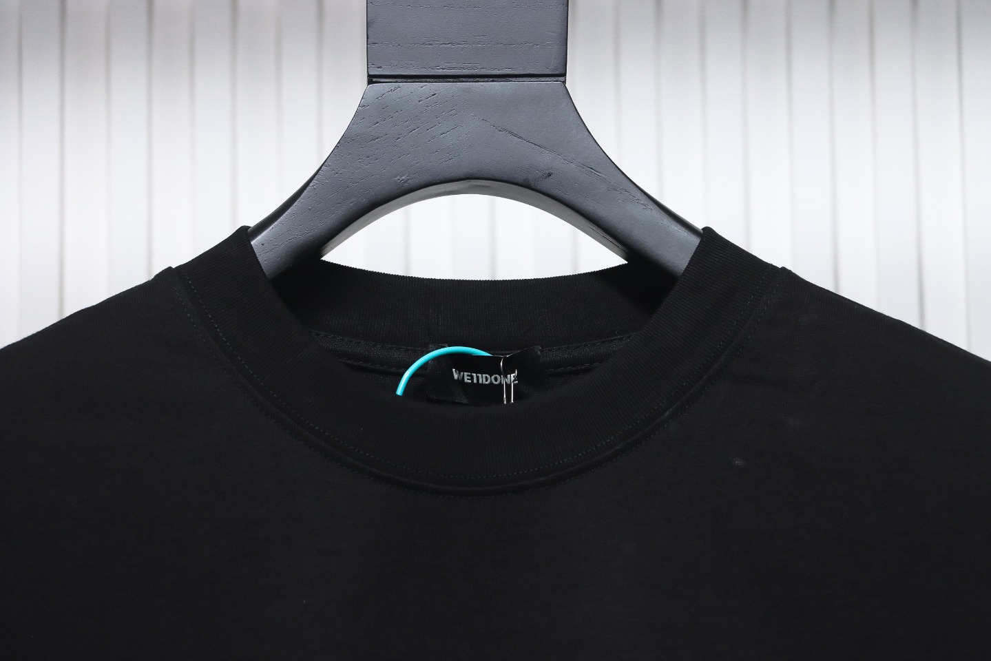 We11 Done Double-Sided Cute Bear Print Couple Long Sleeves Black