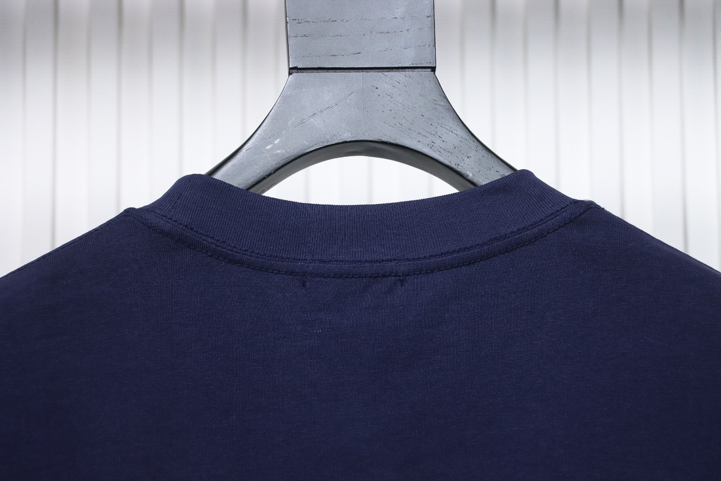 We11 Done Double-Sided Cute Bear Print Couple Long Sleeves Blue