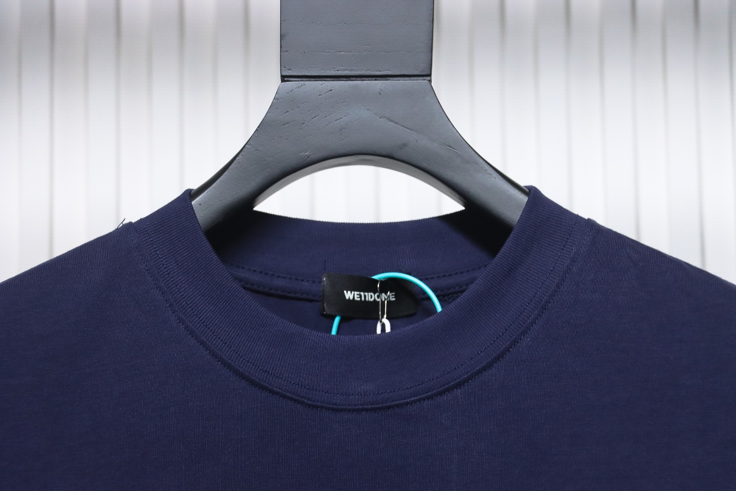 We11 Done Double-Sided Cute Bear Print Couple Long Sleeves Blue