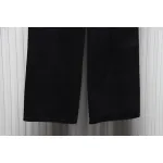 We11 Done Heart Letter Embroidered Ripped Nostalgic Washed Denim Wide Leg Pants
