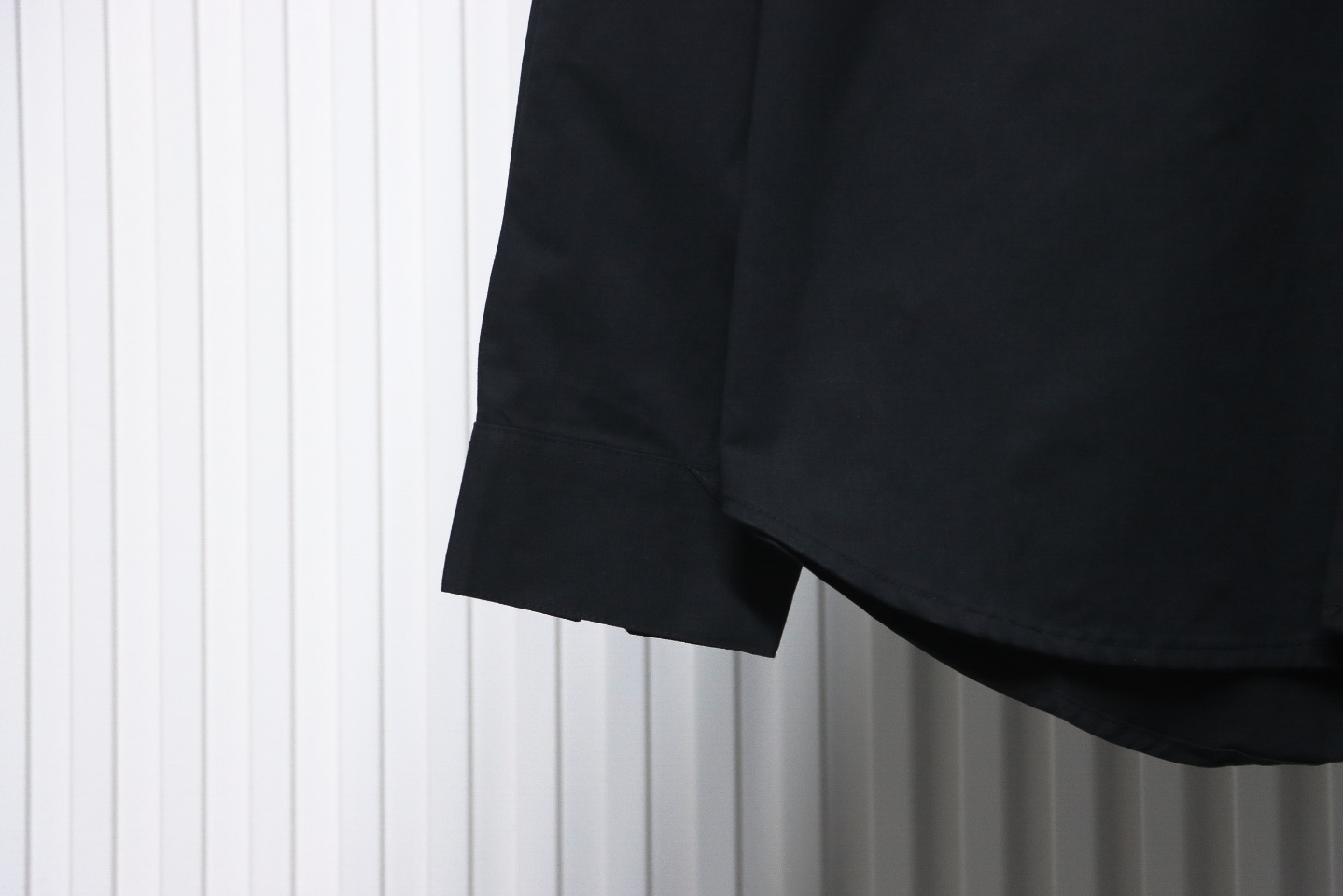 We11 Done New 24SS Back Colorful Graffiti Letters Printed Long Sleeve Shirt Black