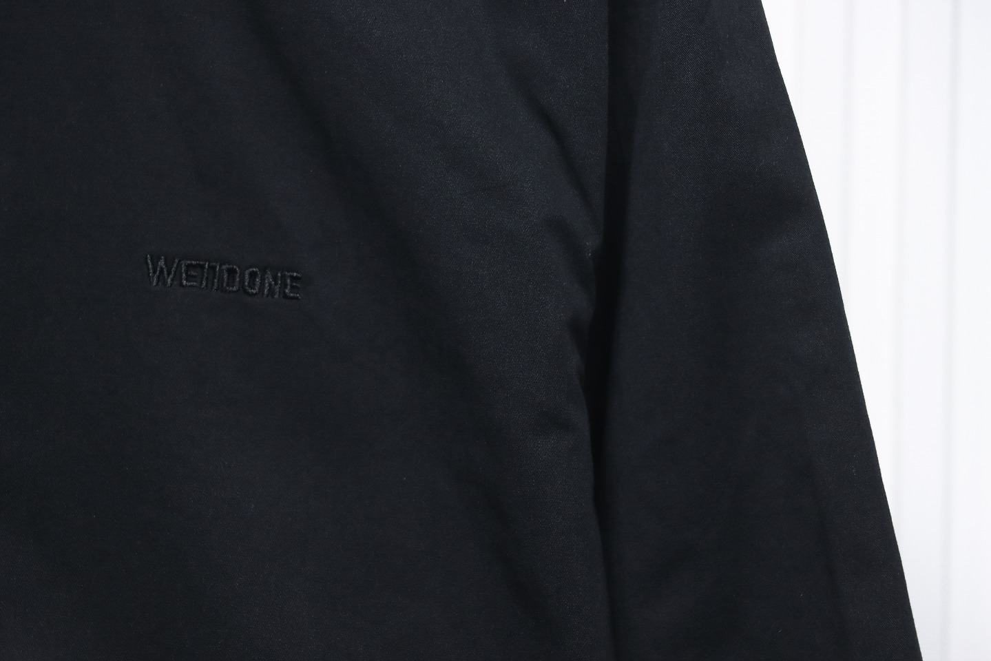 We11 Done New 24SS Back Colorful Graffiti Letters Printed Long Sleeve Shirt Black