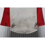 We11 Done New Dirty Distressed Stitching Contrast Color Long Sleeve T-shirt