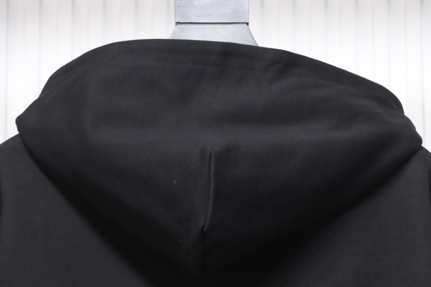 We11 Done New Ivory Rhinestone Lettering Hooded Hoodie On The Back