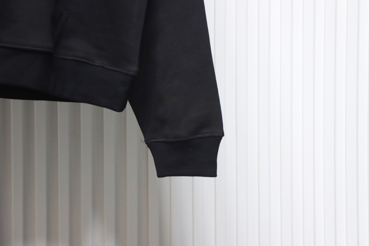 We11 Done New Ivory Rhinestone Lettering Hooded Hoodie On The Back