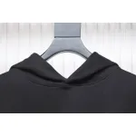 We11 Done New Ivory Rhinestone Lettering Hooded Hoodie On The Back