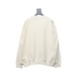 We11 Done New Peace Dove 3D Printed Couple Round Neck Hoodie Beige
