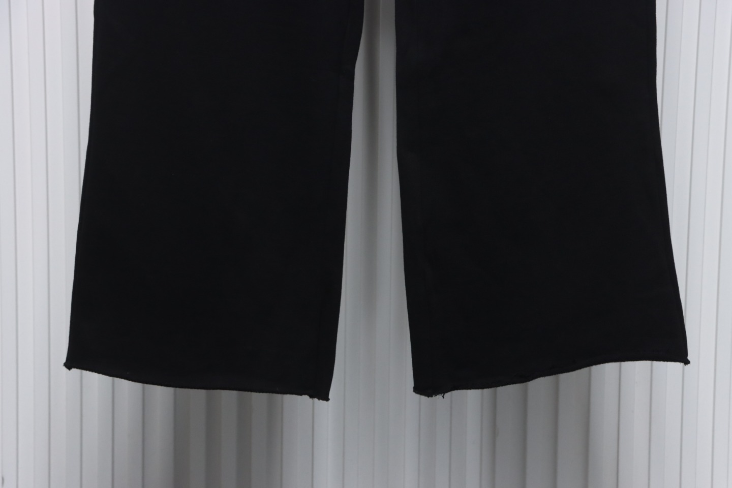 We11 Done New Style Gradient Unisex Casual Wide-Leg Pants Black Blue