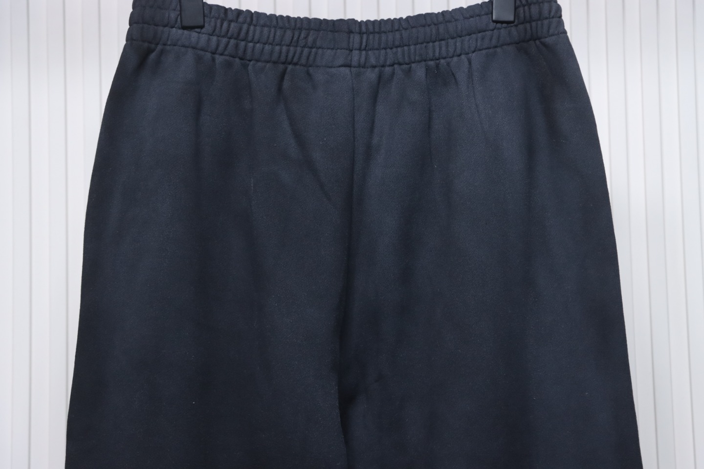 We11 Done New Style Gradient Unisex Casual Wide-Leg Pants Black Blue