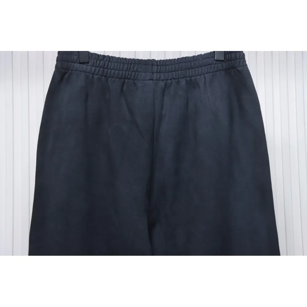 We11 Done New Style Gradient Unisex Casual Wide-Leg Pants Black Blue