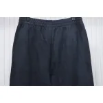 We11 Done New Style Gradient Unisex Casual Wide-Leg Pants Black Blue