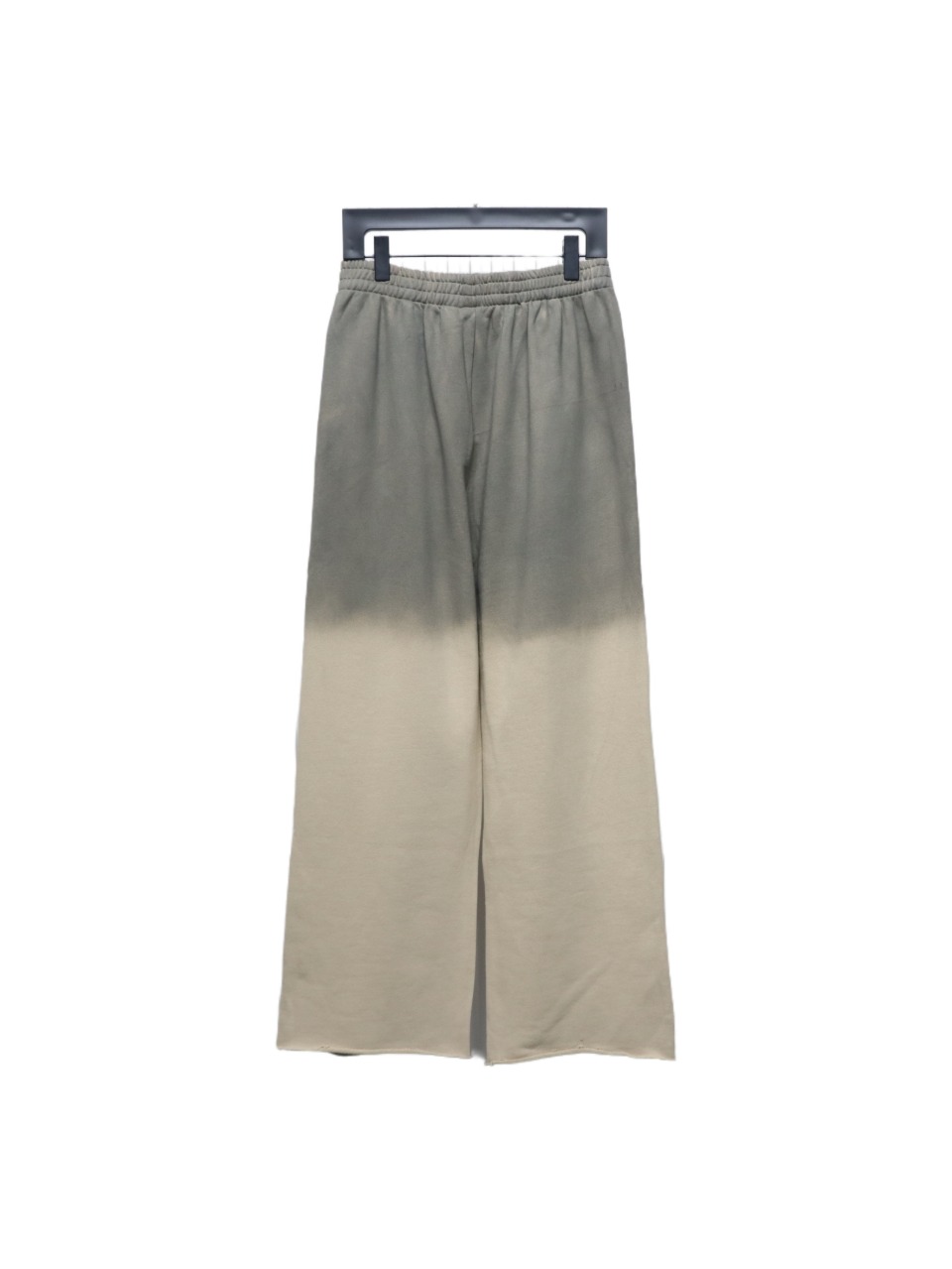 We11 Done New Style Gradient Unisex Casual Wide-Leg Pants Grey Beige