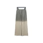 We11 Done New Style Gradient Unisex Casual Wide-Leg Pants Grey Beige