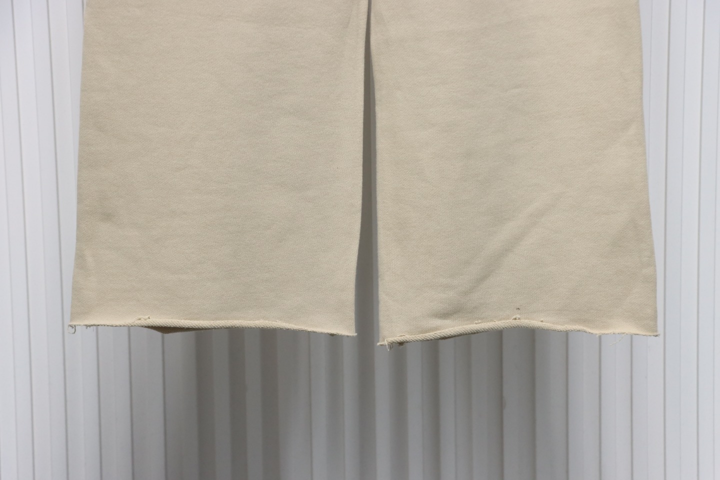 We11 Done New Style Gradient Unisex Casual Wide-Leg Pants Grey Beige