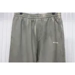 We11 Done New Style Gradient Unisex Casual Wide-Leg Pants Grey Beige