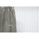 We11 Done New Style Gradient Unisex Casual Wide-Leg Pants Grey Beige