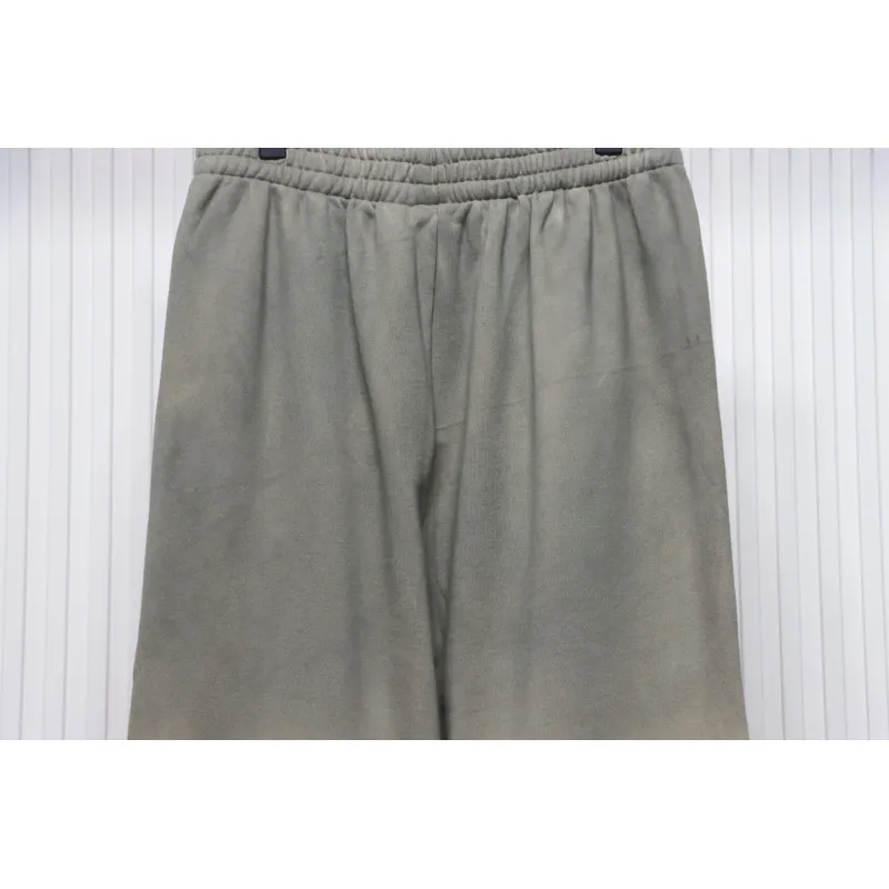 We11 Done New Style Gradient Unisex Casual Wide-Leg Pants Grey Beige