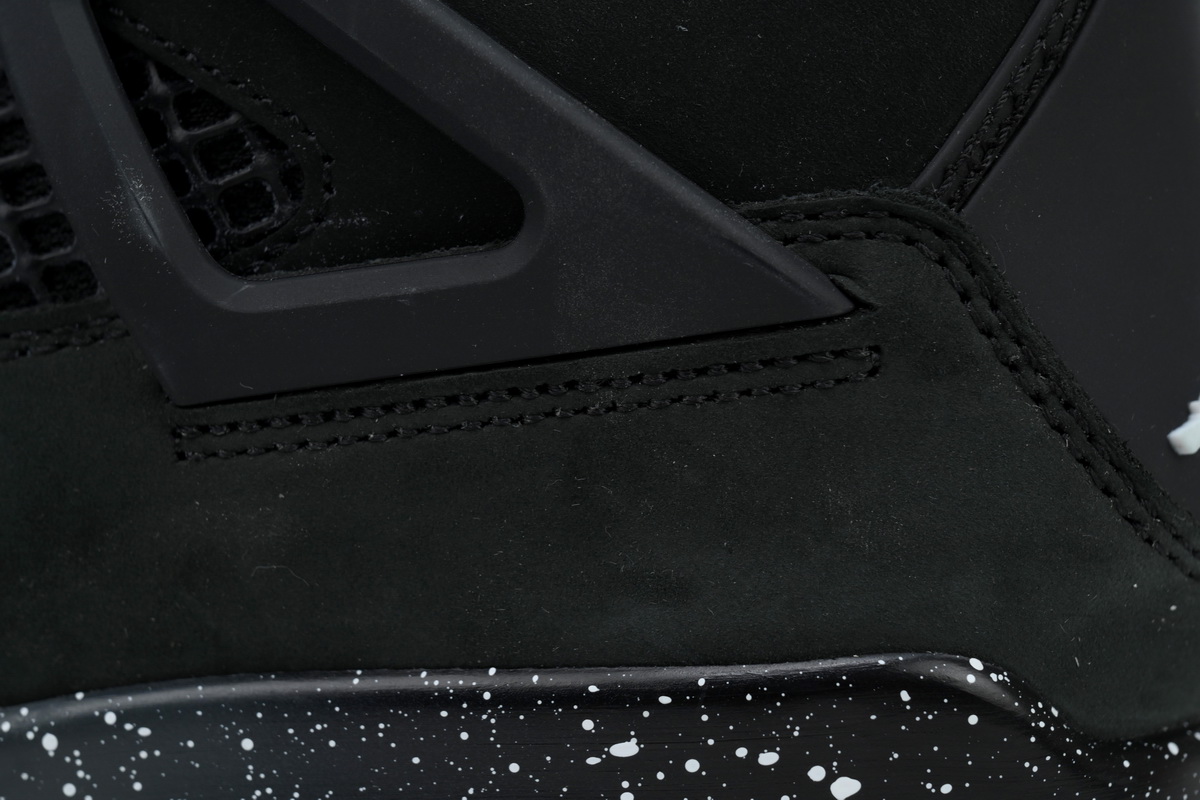 Air Jordan 4 Black And White Fear Remake FQ8138-002