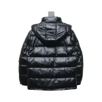 Prada 21fw Classic Triangle Logo Detachable Down Jacket Black