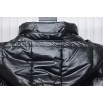 Prada 21fw Classic Triangle Logo Detachable Down Jacket Black