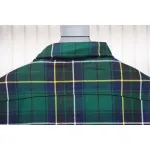 Prada 22FW Blue And Green Plaid Cotton Jacket