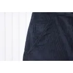 Prada 23FW Corduroy Cargo Pants Dark Blue