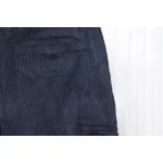 Prada 23FW Corduroy Cargo Pants Dark Blue