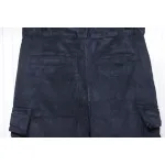 Prada 23FW Corduroy Cargo Pants Dark Blue