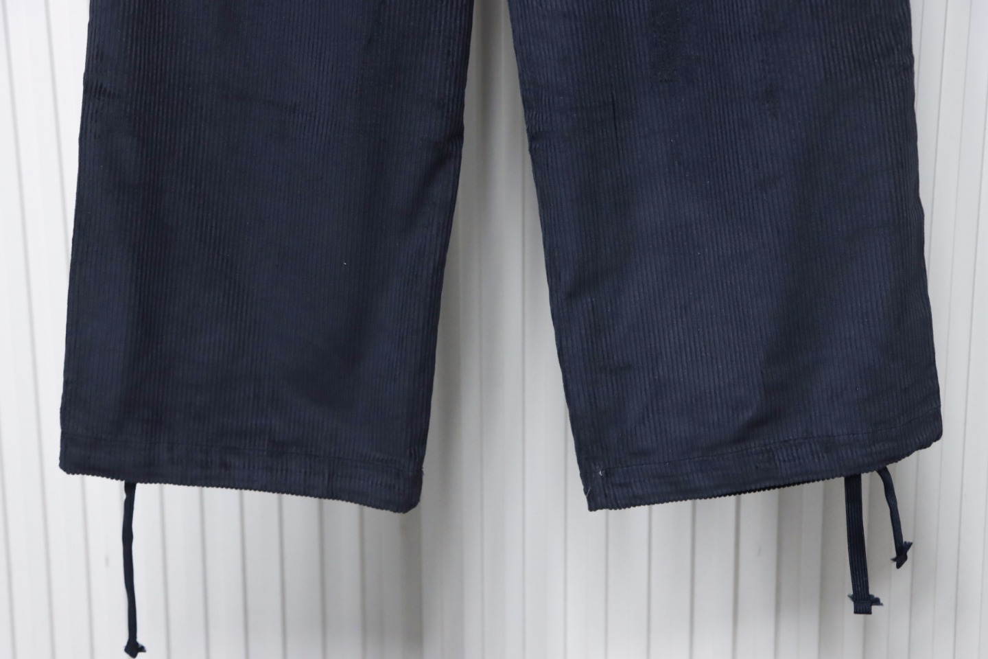 Prada 23FW Corduroy Cargo Pants Dark Blue
