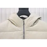 Prada 23FW Corduroy Down Jacket Beige