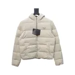 Prada 23FW Corduroy Down Jacket Beige