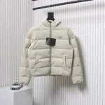 Prada 23FW Corduroy Down Jacket Beige