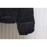 Prada 23FW Corduroy Down Jacket Black