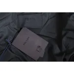 Prada 23FW Corduroy Down Jacket Black