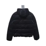 Prada 23FW Corduroy Down Jacket Black